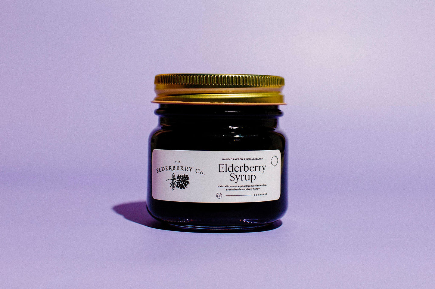 Elderberry 8oz Syrup, Natural immune support from elderberries, aronia berries, and raw honey