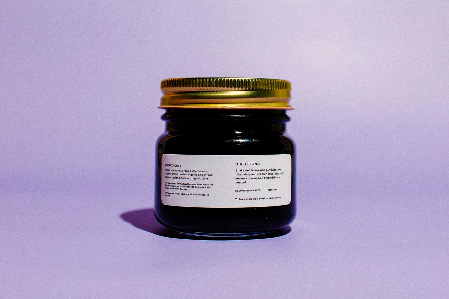 Elderberry 8oz Syrup, Natural immune support from elderberries, aronia berries, and raw honey