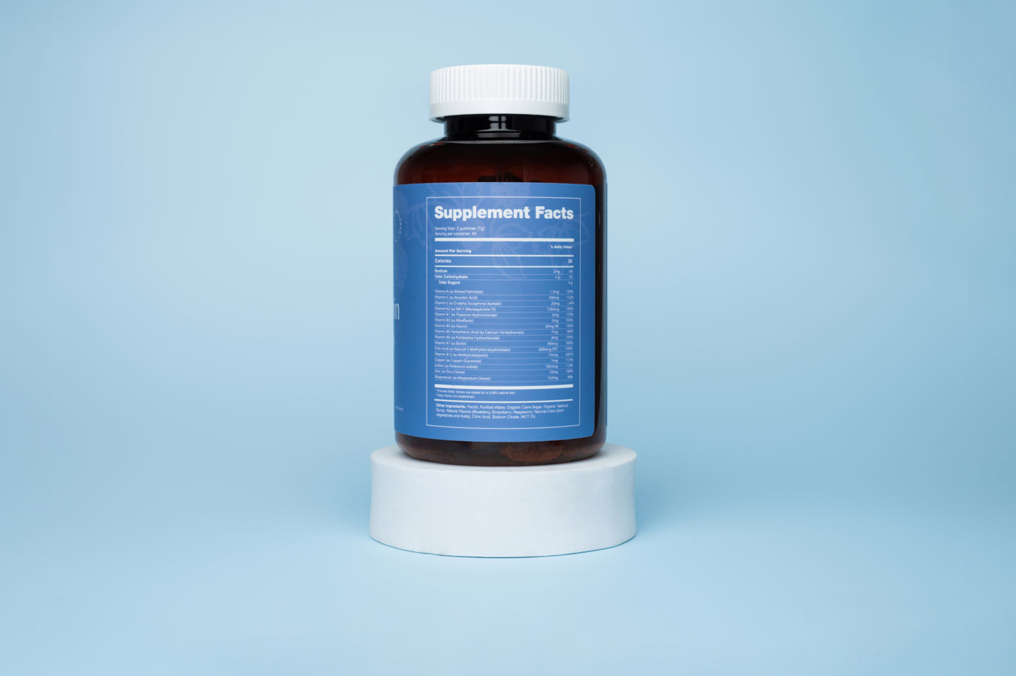 Adult Multivitamin Gummies with Vitamins A, B, E, K2 and Zinc