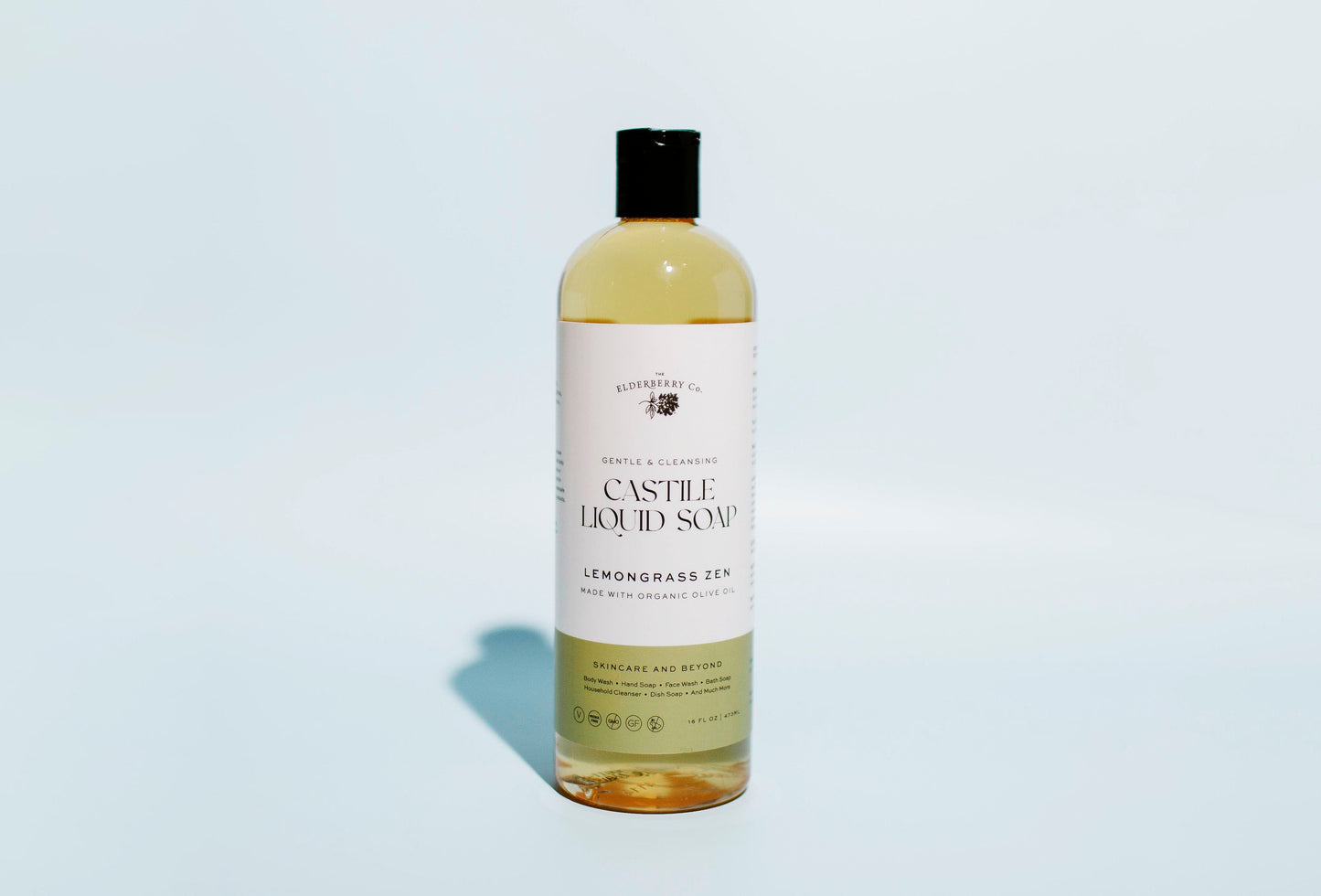 Castille Lemongrass Zen Soap Made with Organic Olive Oils Skincare Gentle and Cleansing