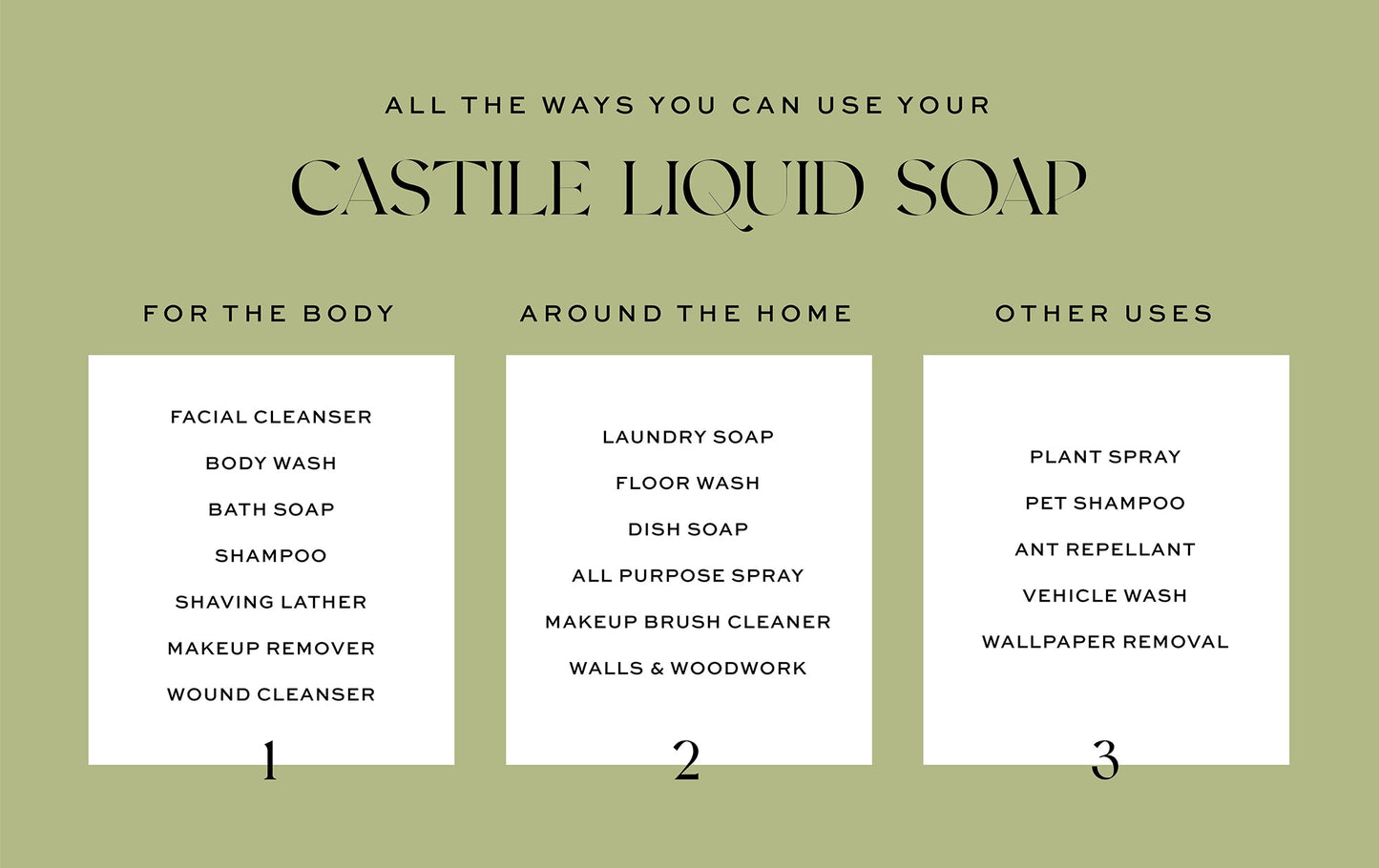 Castille Lemongrass Zen Soap Made with Organic Olive Oils Skincare Gentle and Cleansing Versatile Uses