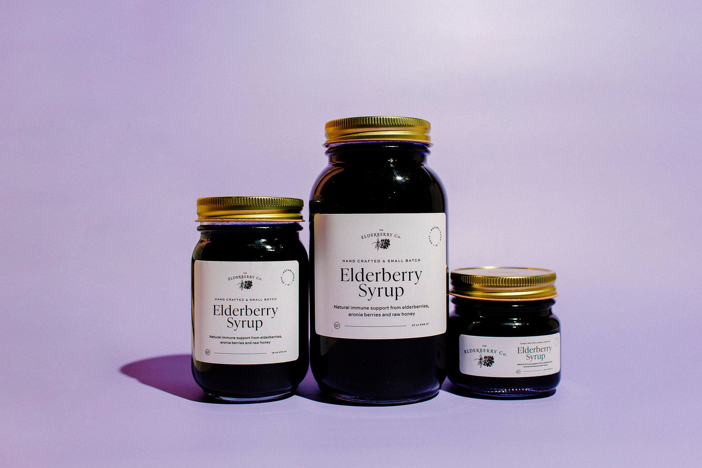 Elderberry Syrup natural immune support from elderberries, aronia berries, and raw honey