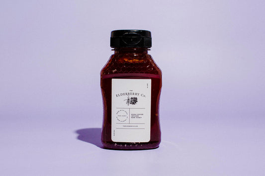 Coffee Infused Raw Honey - 8 Ounces